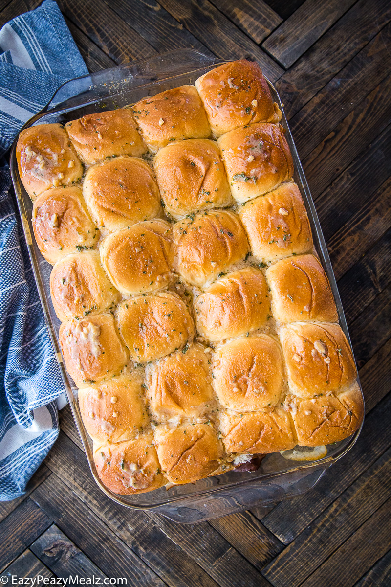 Making club sandwich sliders with kings hawaiian rolls