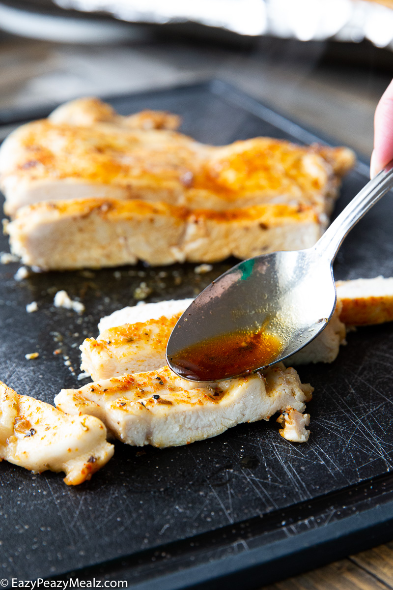Juicy baked chicken ready to be used in a million different ways
