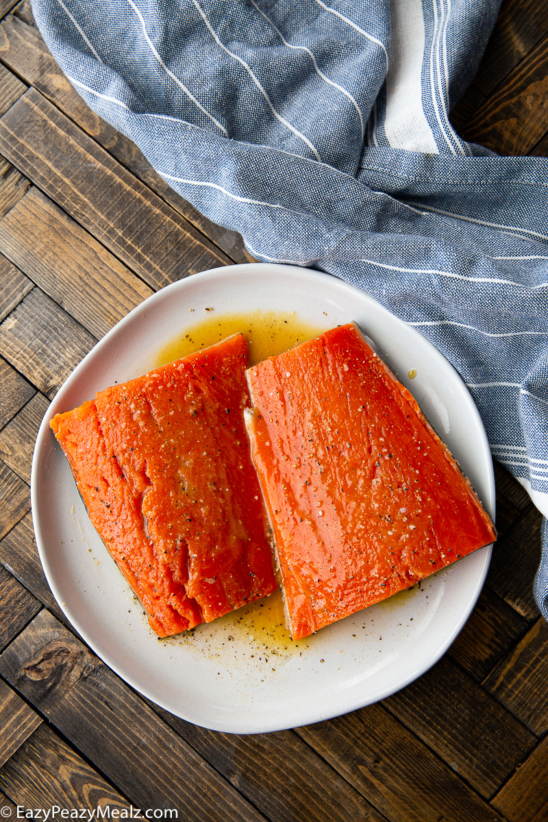 Delicious maple dijon salmon fillets