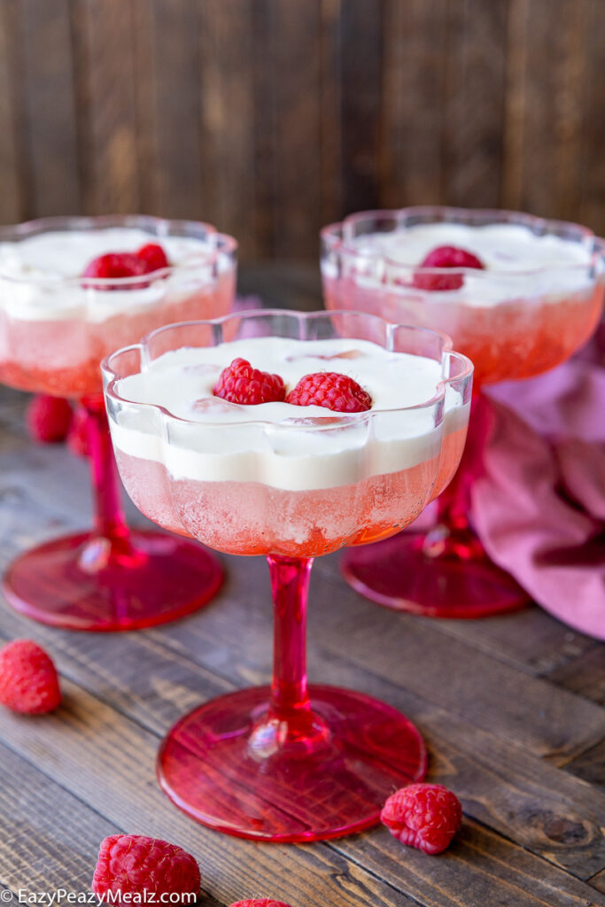 Lemon Sprite Raspberry Raspberry Lemonade Spritz with Lemon Curd Cold Foam - Easy Peasy Meals