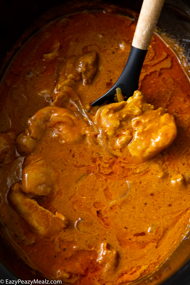 Slow cooker butter chicken
