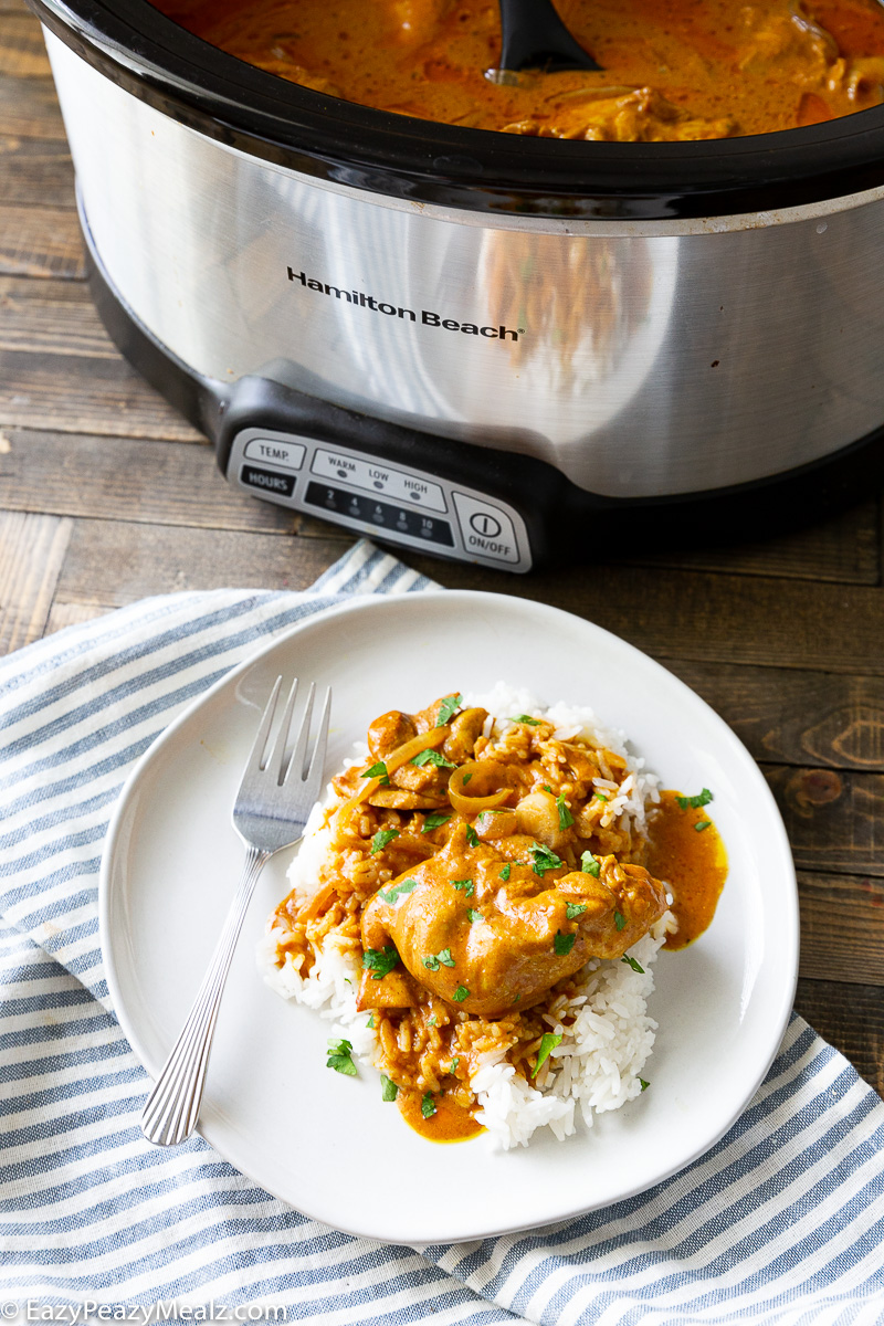Slow cooker butter chicken