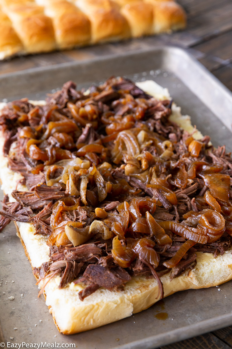 Crock pot french dip sliders