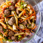 Potsticker pasta salad.