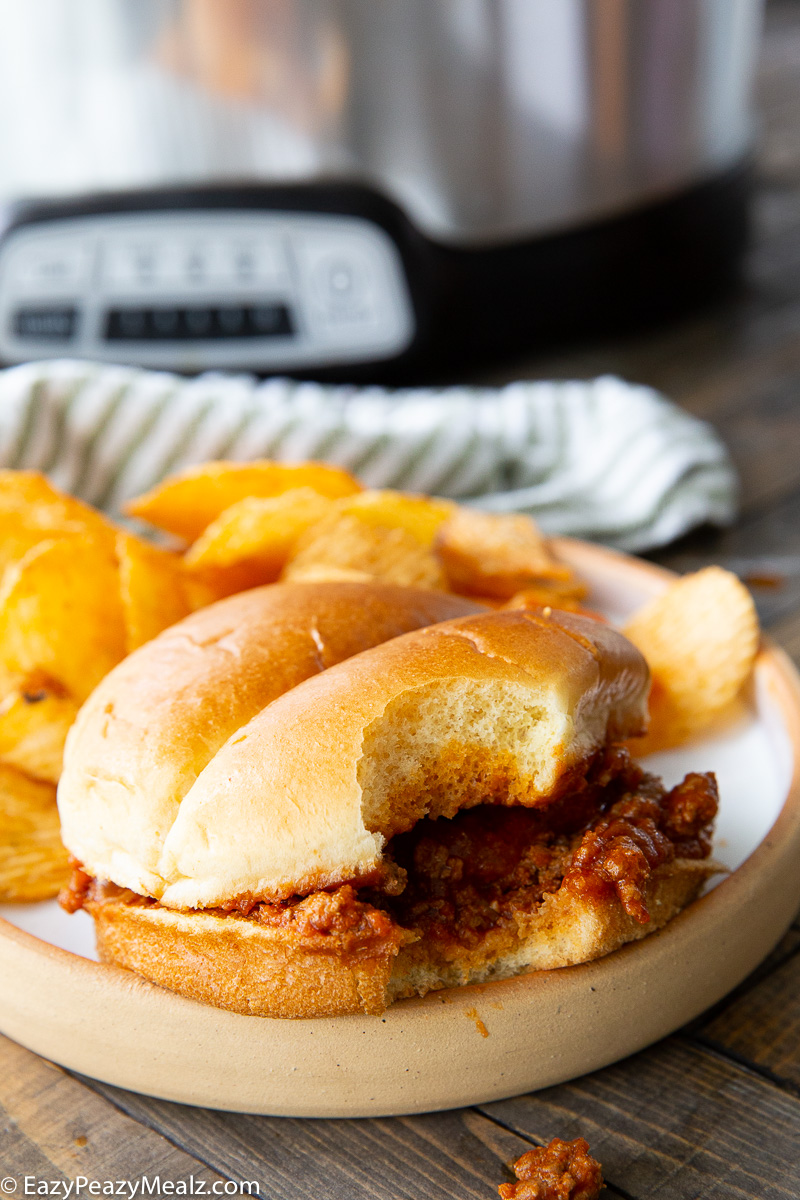 Sloppy Joes made in the slow cooker