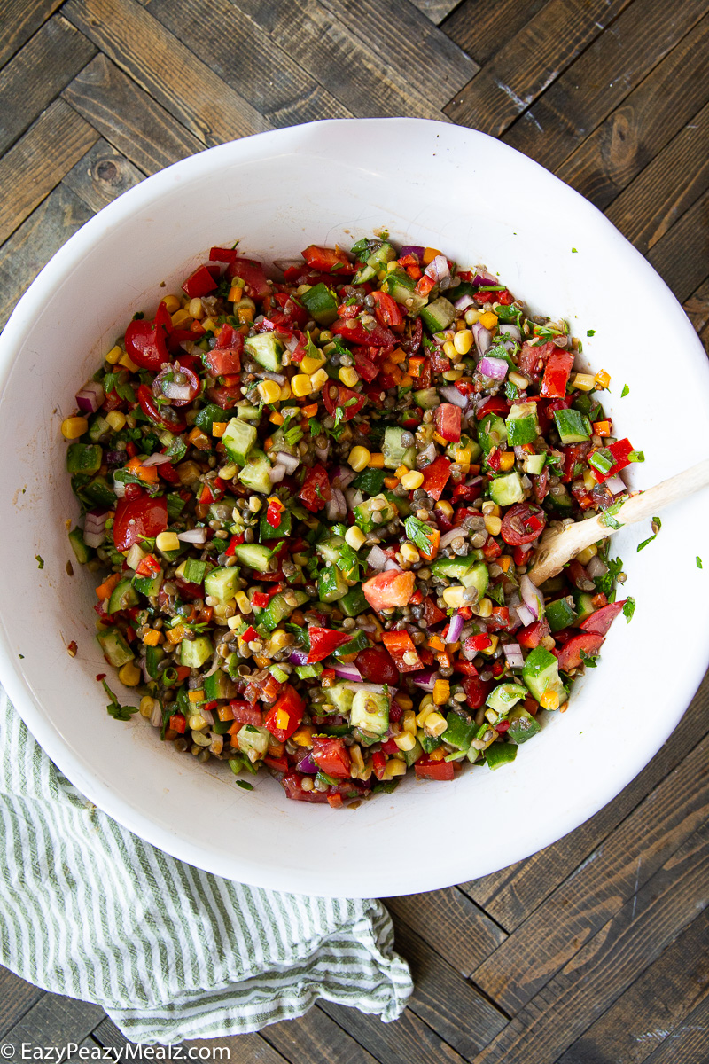 Lentil cowboy caviar
