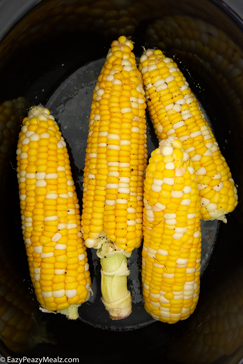 Slow Cooker Corn on the cob