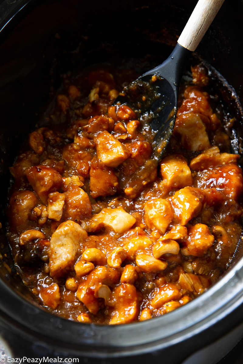 Crock pot cashew chicken