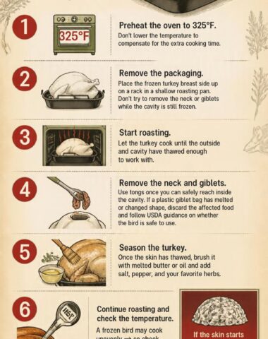Your guide to oven cooking a turkey from frozen
