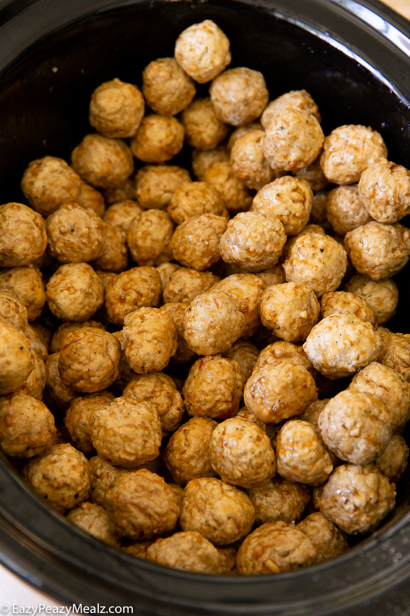 Slow cooker honey garlic meatballs