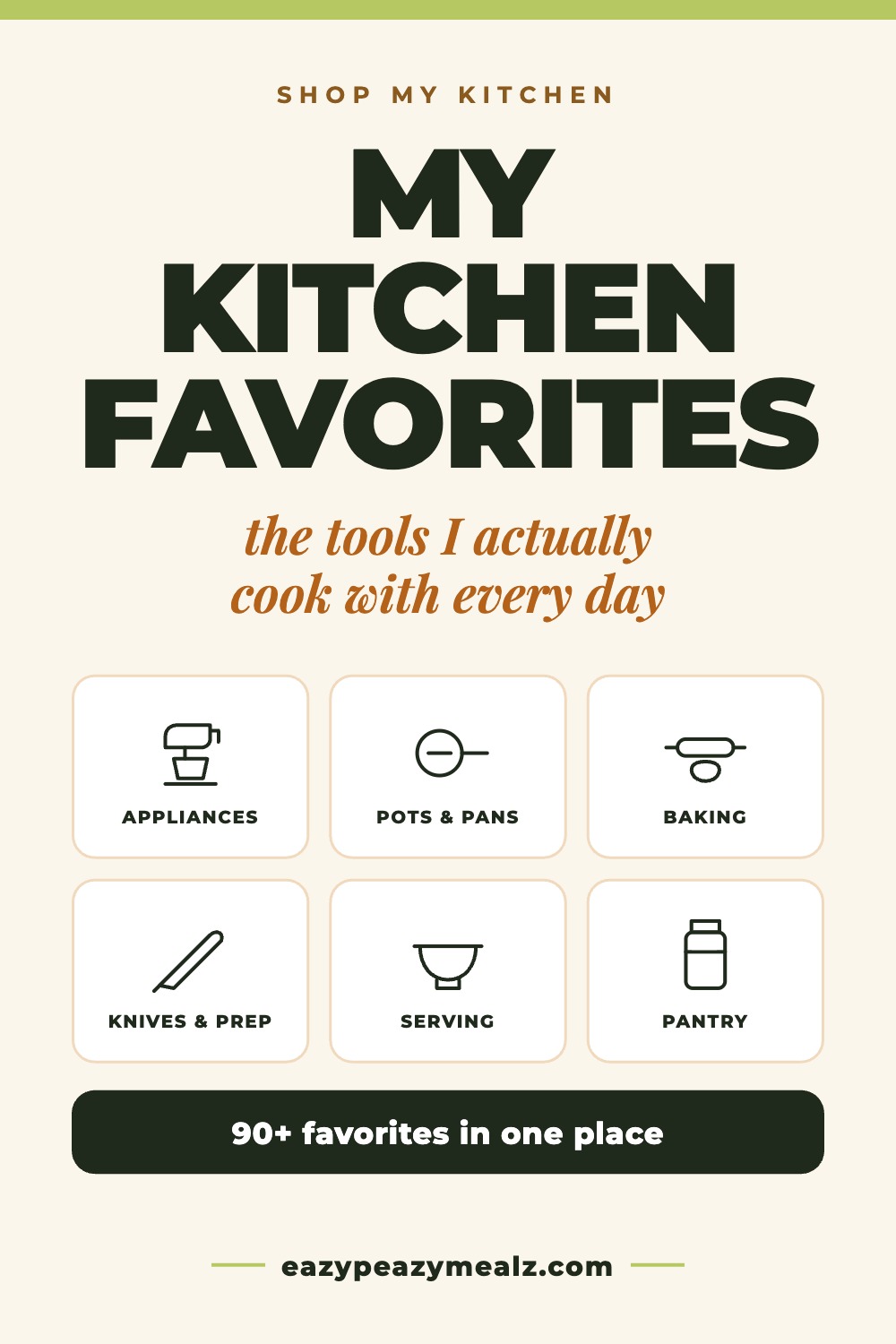 My kitchen favorites: the kitchen tools I cook with every day